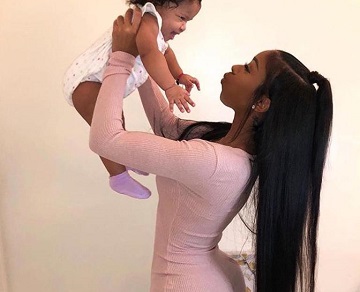 Ashley expressing her happiness and loves for her  daughter